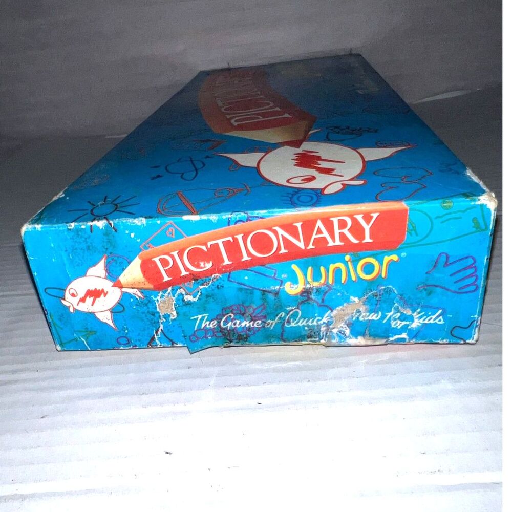 Pictionary Junior Complete 1999 Classic Drawing Board Game Children New Sealed - Picture 3 of 5